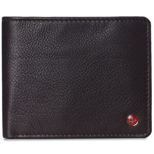 Alpine Swiss Mens Commuter RFID Bifold Wallet 2 ID Windows Divided Bill Section